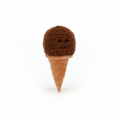 Jellycat Irresistible Ice Cream Chocolate UK | 53610MTXY